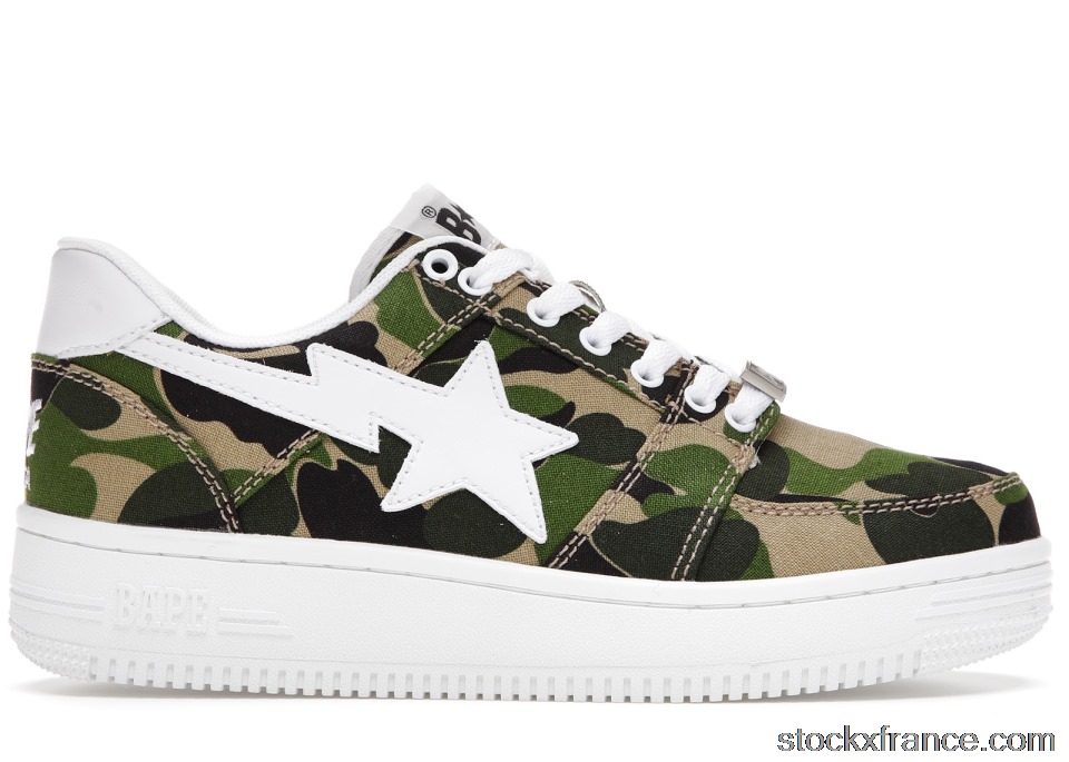 A Bathing Ape Bape Sta Low ABC Camo 20th Anniversary Green 1C70191020 1G30-191-001 1H30191001