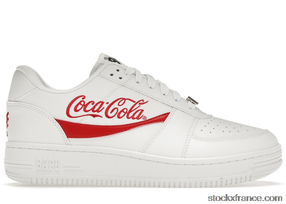 A Bathing Ape Bape Sta Low Coca-Cola White