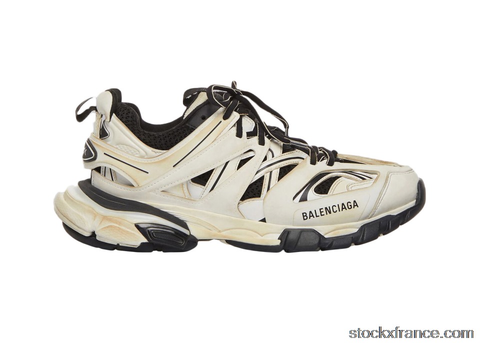 Balenciaga Track Worn Out White Black (W) 542436W1GC49010