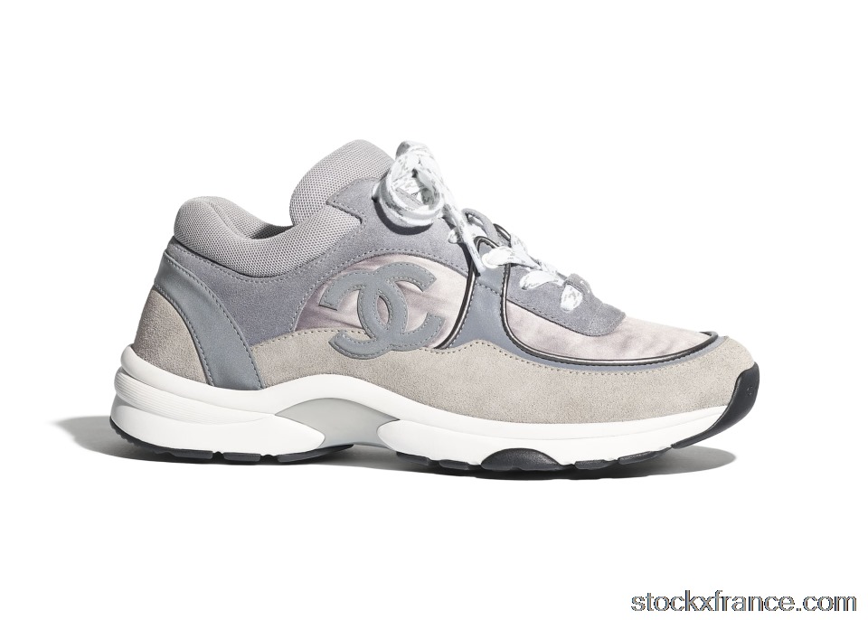Chanel Low Top Trainer CC Dark Grey G34360 Y54059 K2052