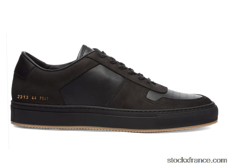 Common Projects BBall Low Leather Nubuck Black