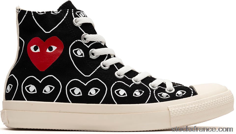 Converse Chuck Taylor All-Star 70 Hi Comme des Garcons Play All-Over Black