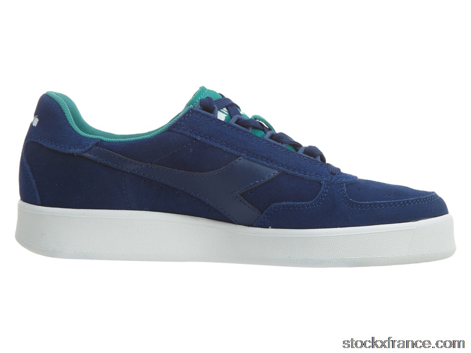Diadora B Elite Suede Estate Blue Porclain Green 170952