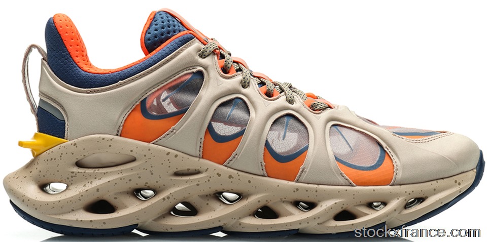 Li-Ning Arc Ace Beige Blue Orange (Kith exclusive)