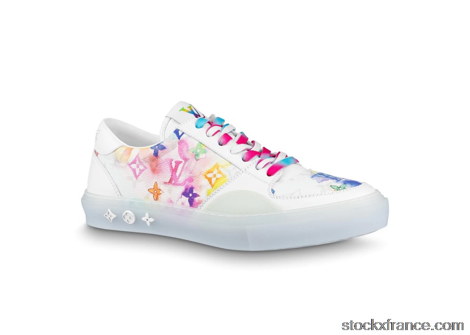 Louis Vuitton Ollie White Rainbow Monogram 1A8SGR