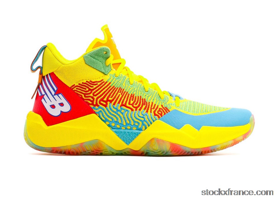 New Balance TWO WXY Yellow Teal BB2WXYCB