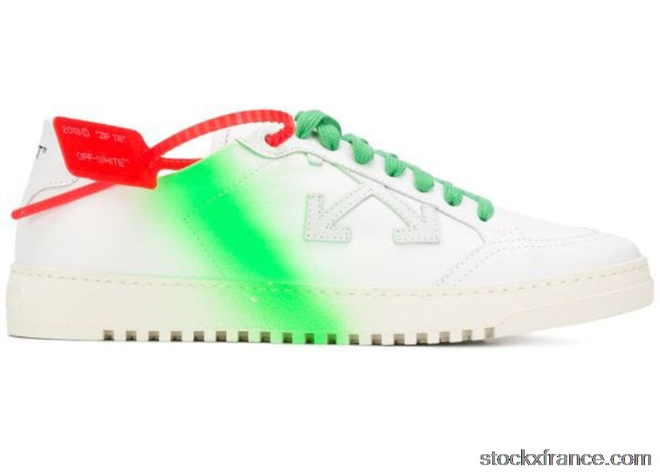 Off-White 2.0 Low Top Green Spray OMIA042S20D680430140