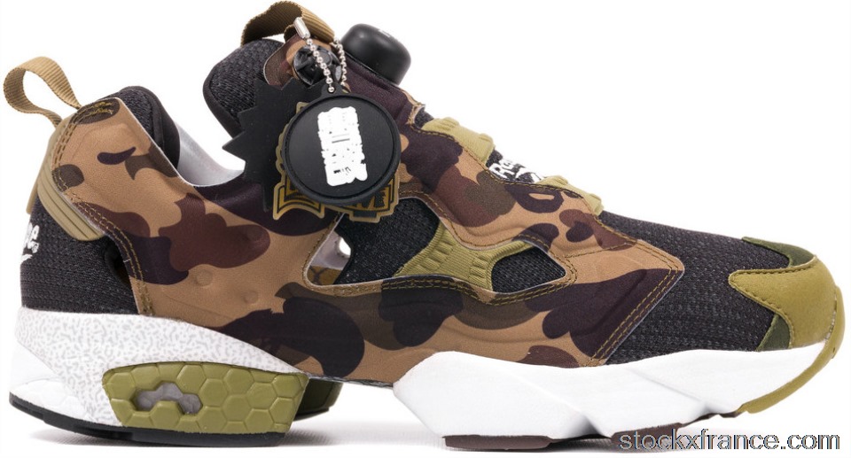 Reebok Instapump Fury mita sneakers x Bape Camo V61765