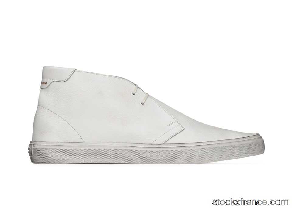 Saint Laurent ACE Ankle Boot White 60528504G509030
