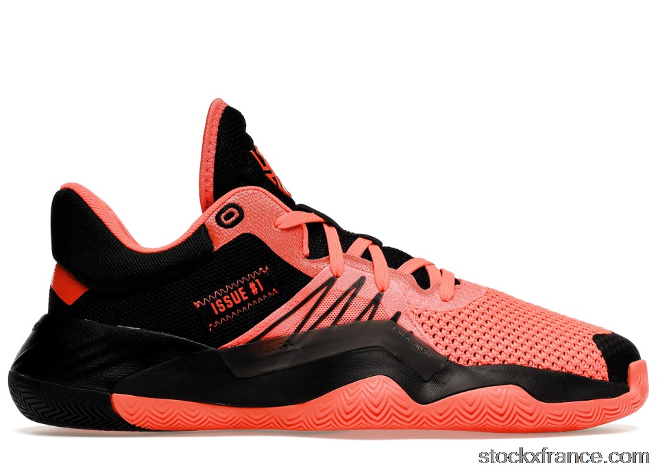 adidas D.O.N. Issue #1 Core Black Solar Red EH2133