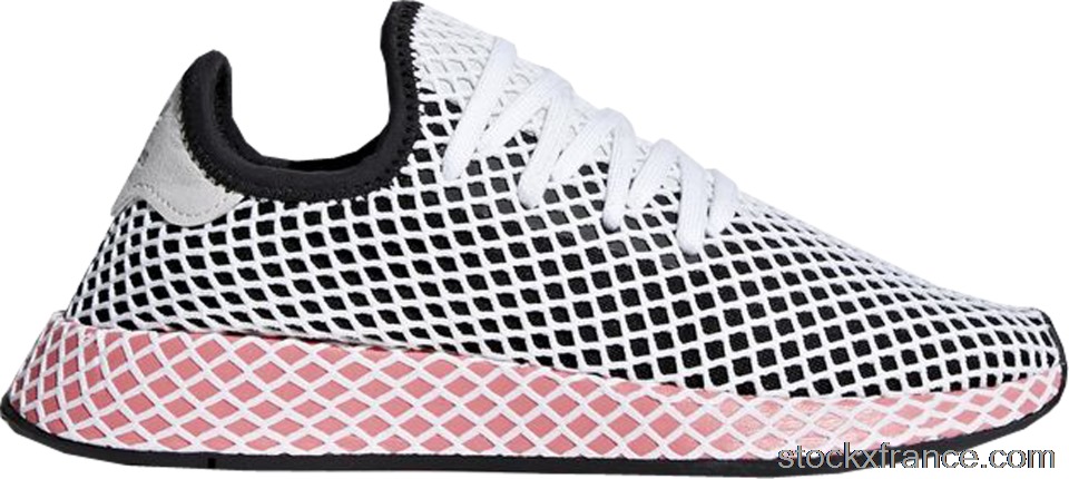 adidas Deerupt Core Black Chalk Pink (W) CQ2909