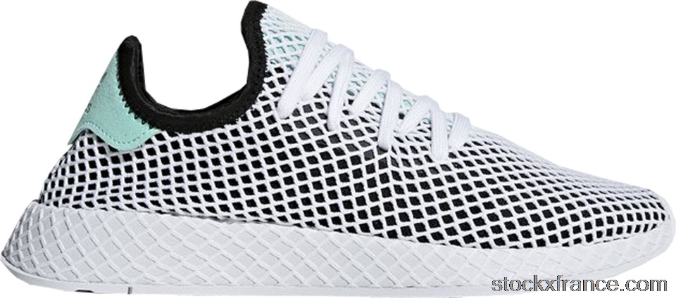 adidas Deerupt Core Black Easy Green B28076