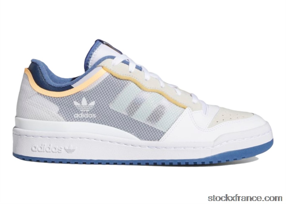 adidas Forum Low TT Cloud White Acid Orange Crew Blue FY4967