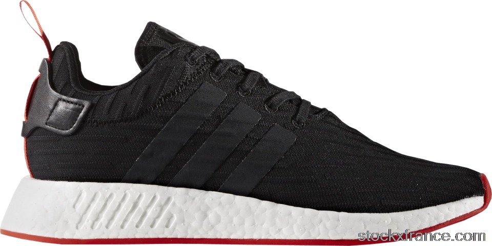 adidas NMD R2 Core Black Red Two Toned BA7252
