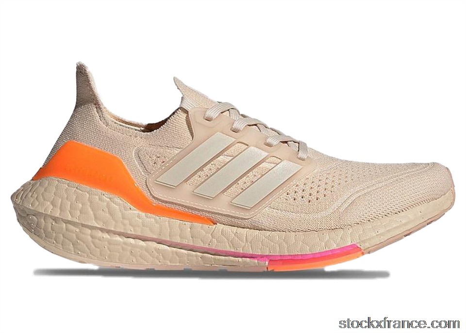 adidas Ultra Boost 21 Halo Ivory Ultra Pop (W) FZ1919