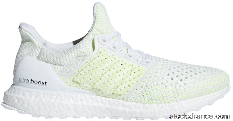 adidas Ultra Boost Clima Cloud White Shock Yellow (Youth) B43506
