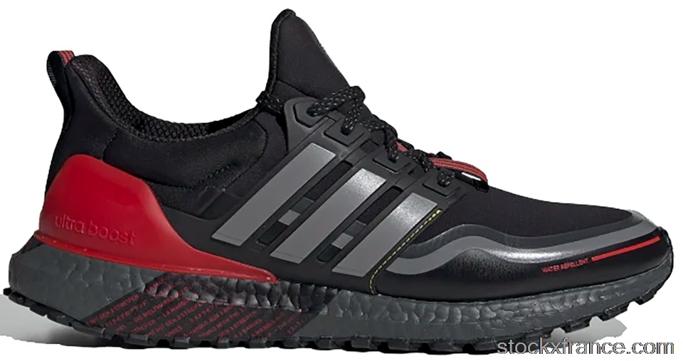 adidas Ultra Boost Guard Black Grey Scarlet FU9464
