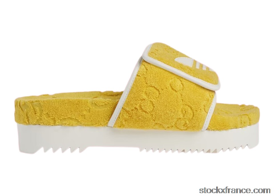 adidas x Gucci GG Platform Sandal Yellow (W) 702398UU0107171